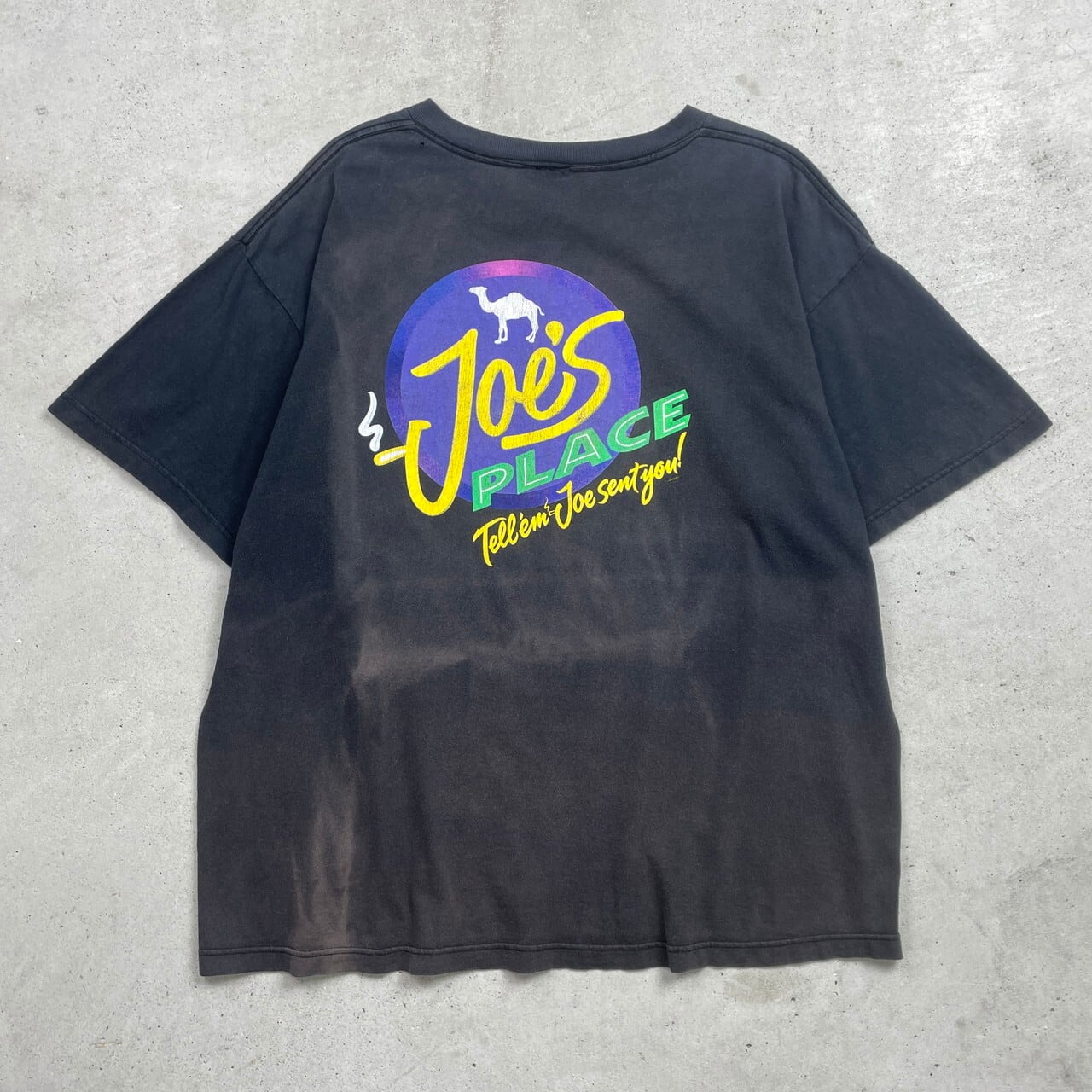 90年代 CAMEL キャメル タバコ アドバタイジングプリントTシャツ ポケT