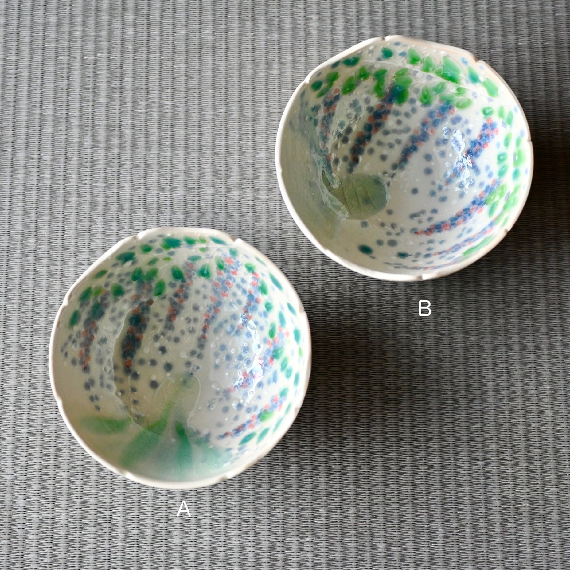 26.水辺の藤茶碗（B) | 陶工房 みかガマ ＊ のぐちみか