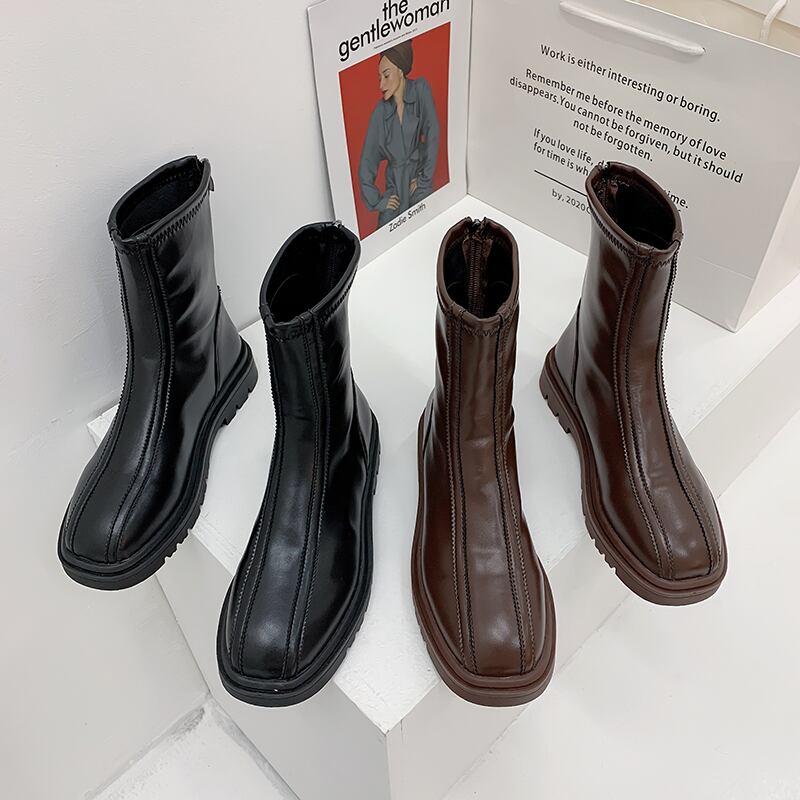 ショートブーツレディースレッドカジュアルベルベット 靴 シューズ フェイクシューズ91202661158