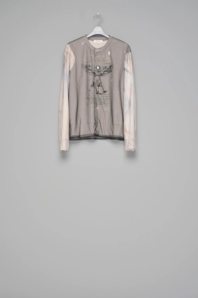 【MASU】ANGEL DIAGRAM LAYERD CARDIGAN