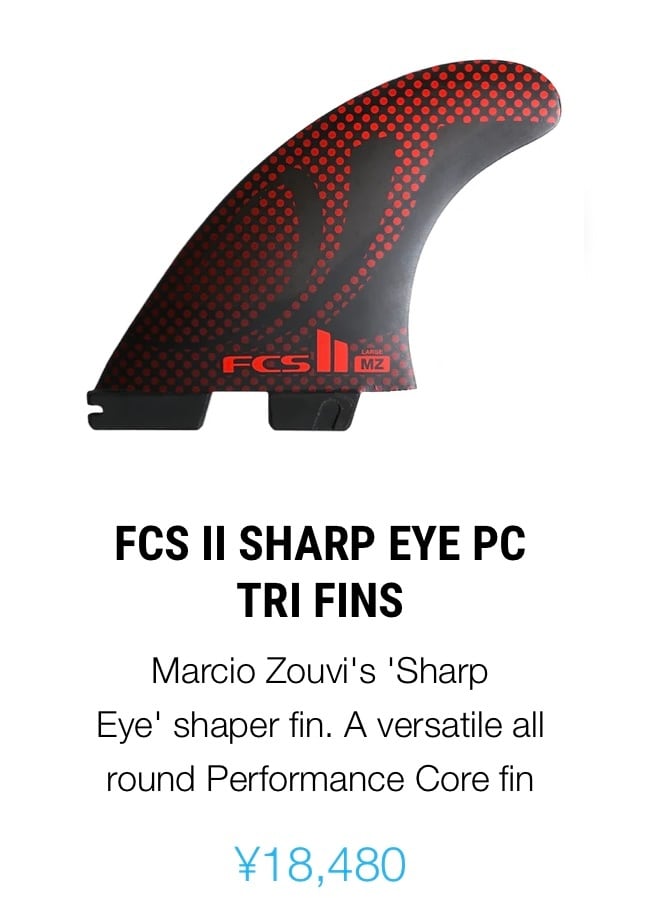 FCSII Mサイズ　SHARP EYE PC TRI FINS | KAISERS SURF powered by BASE