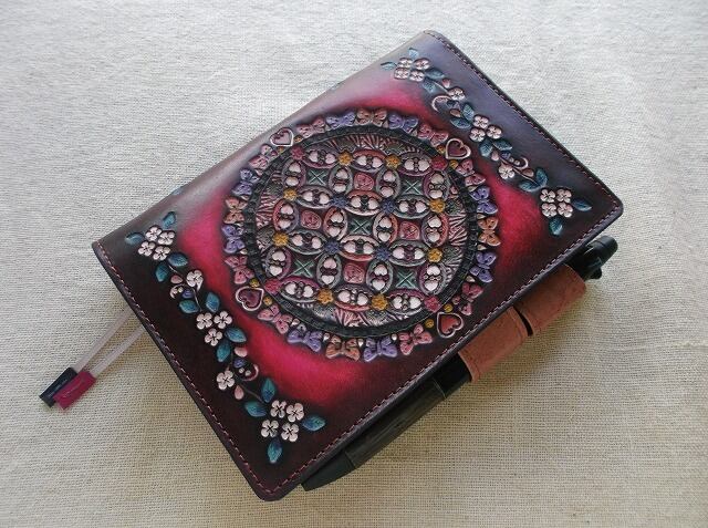 ほぼ日手帳weeks対応 レザー手帳カバー 拭き染め＆刻印 | 8peaks