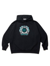Print Pullover Parka (EMBLEM) - Black -
