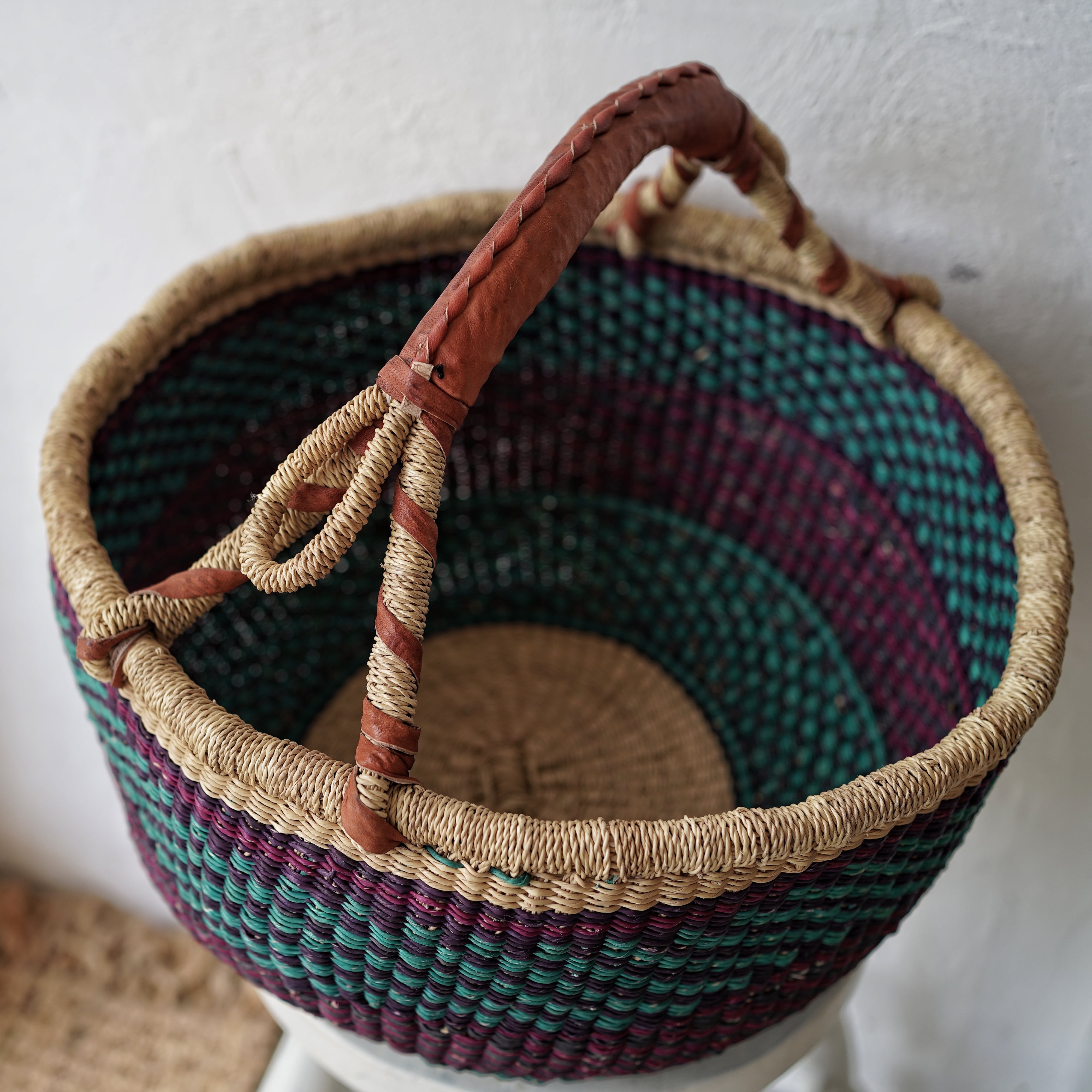 エレファントグラスバスケット／ラウンド Mサイズ | Sweet Things