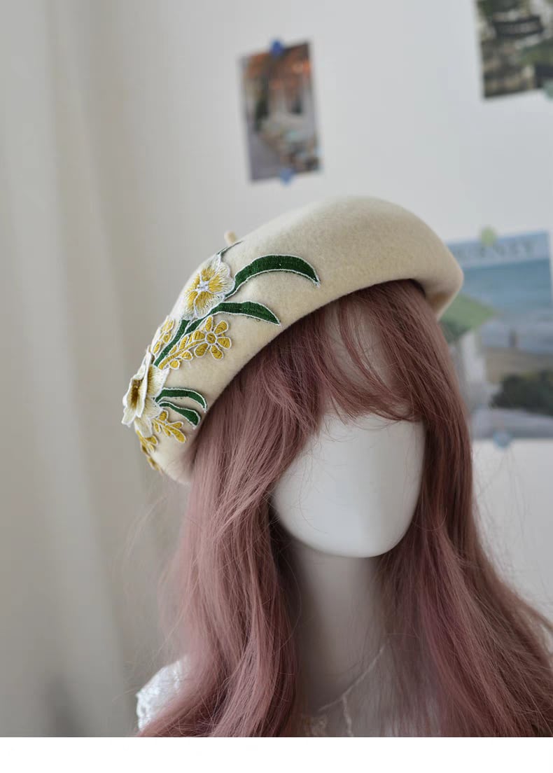 aino ウールベレー帽