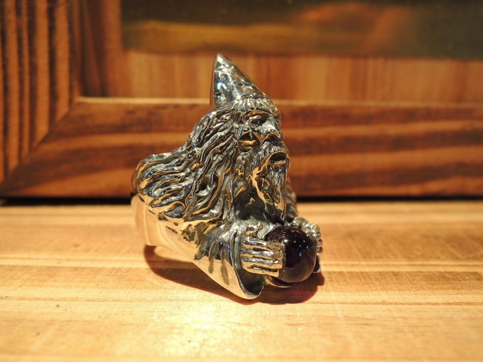 クレイジーピッグ　CrazyPig 129 WIZARD RING w/ Amethyst | FirstOrderJewelry  ファーストオーダージュエリー代官山 SilverJewelry leather powered by BASE