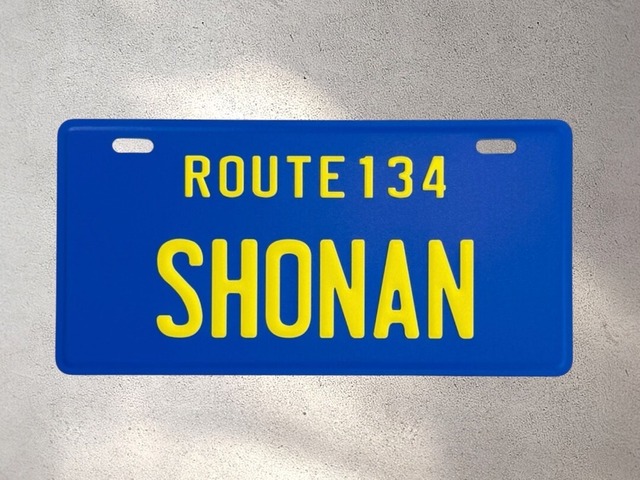 茅ヶ崎オリジナルプレート（ROUTE134　SHONAN）