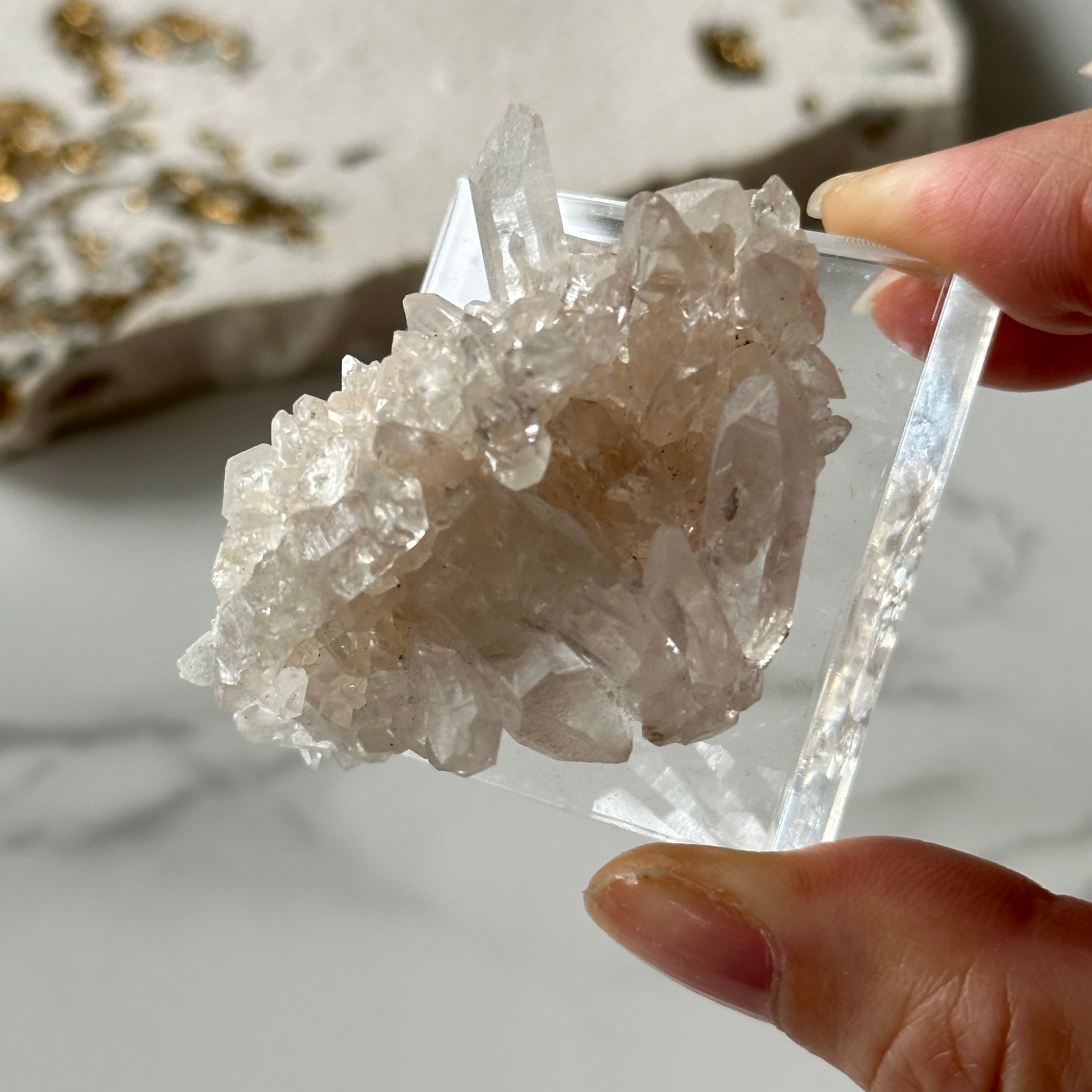 ファイヤークォーツハート♡台座セット♡No.1501