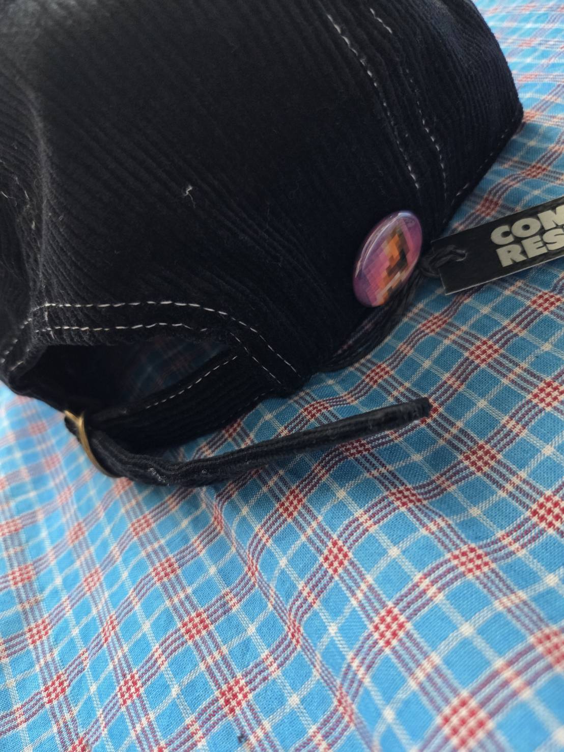 MSX BANDITS Corduroy Cap with Badge "Sexual xxx"
