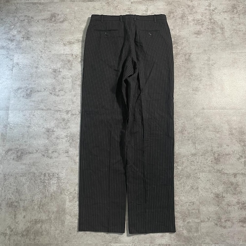 90s Armani COLLEZIONI black pants 詳細写真2