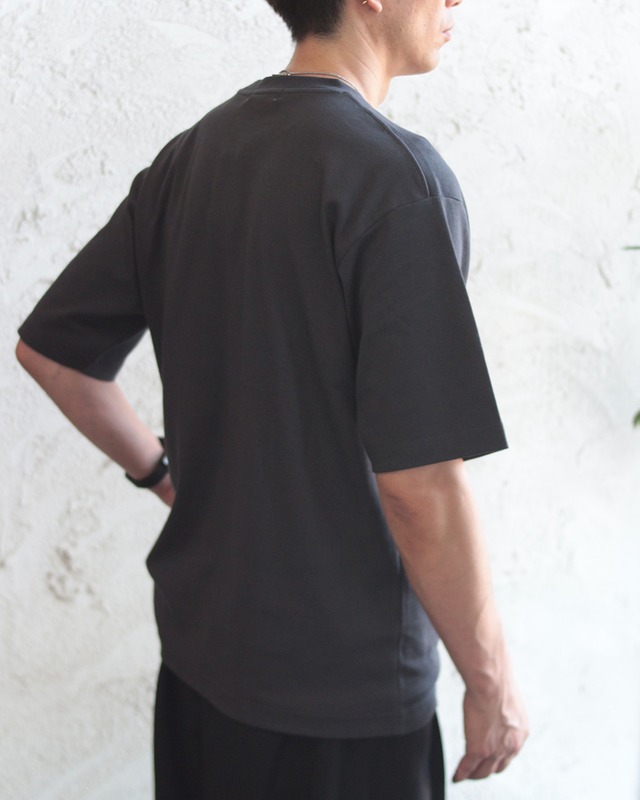 【MinoriTY】ボックス箔プリント 半袖 クルーネック Tシャツ　(250774)