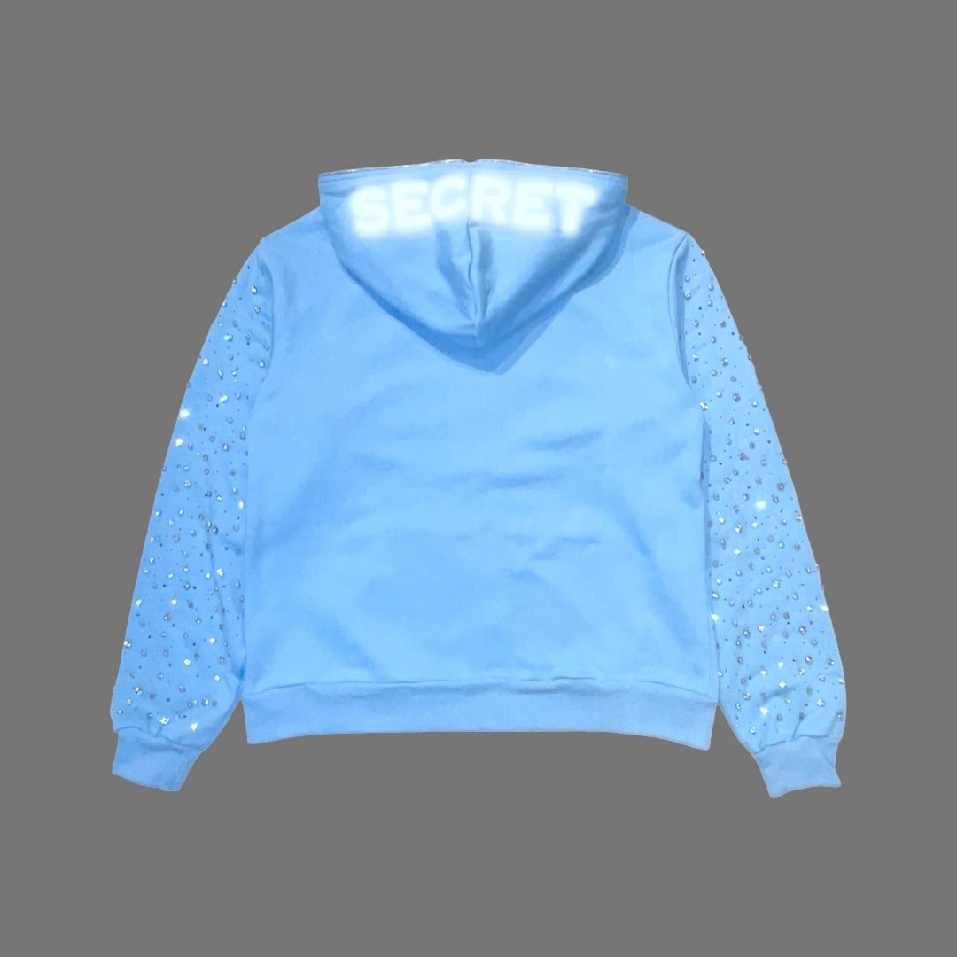 SECRET -Starlight Zip Hoodie- Ice Blue | Highflyer