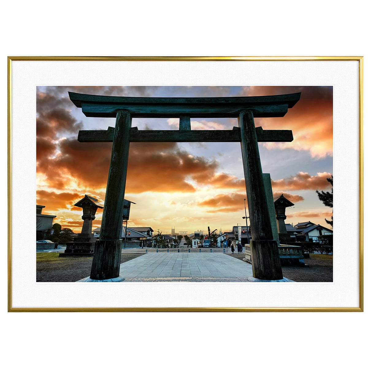 日本写真 島根県 出雲大社 二の鳥居 勢溜の大鳥居 インテリア アート