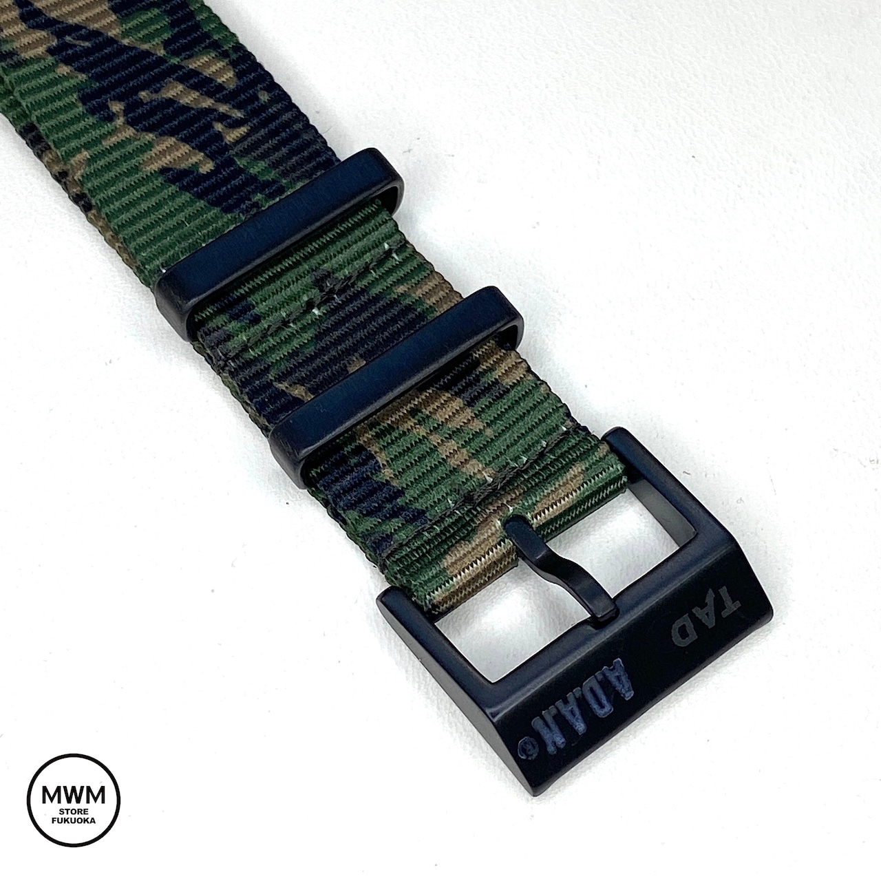 A.D.A.N x MWM NATOストラップ by TAD STRAP  A.D.A.N. CAMO 20mm 腕時計ベルト