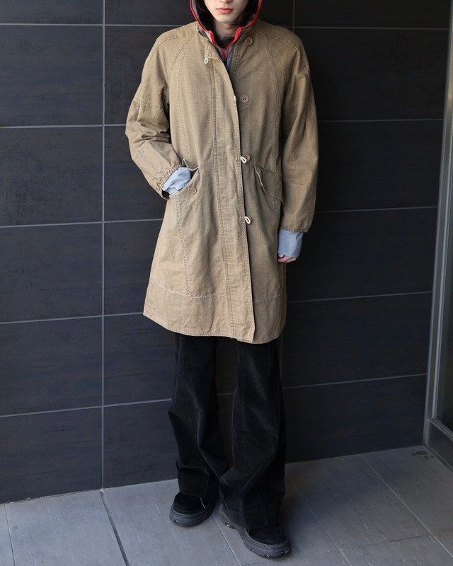 middle length double zip-up blouson