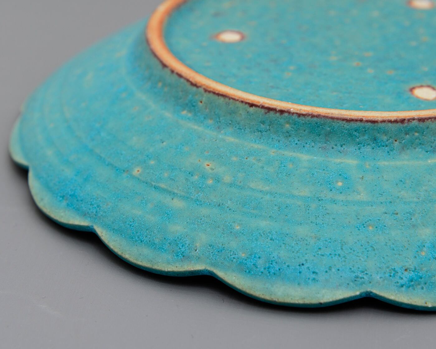 花皿／トルコ青UTSUWA