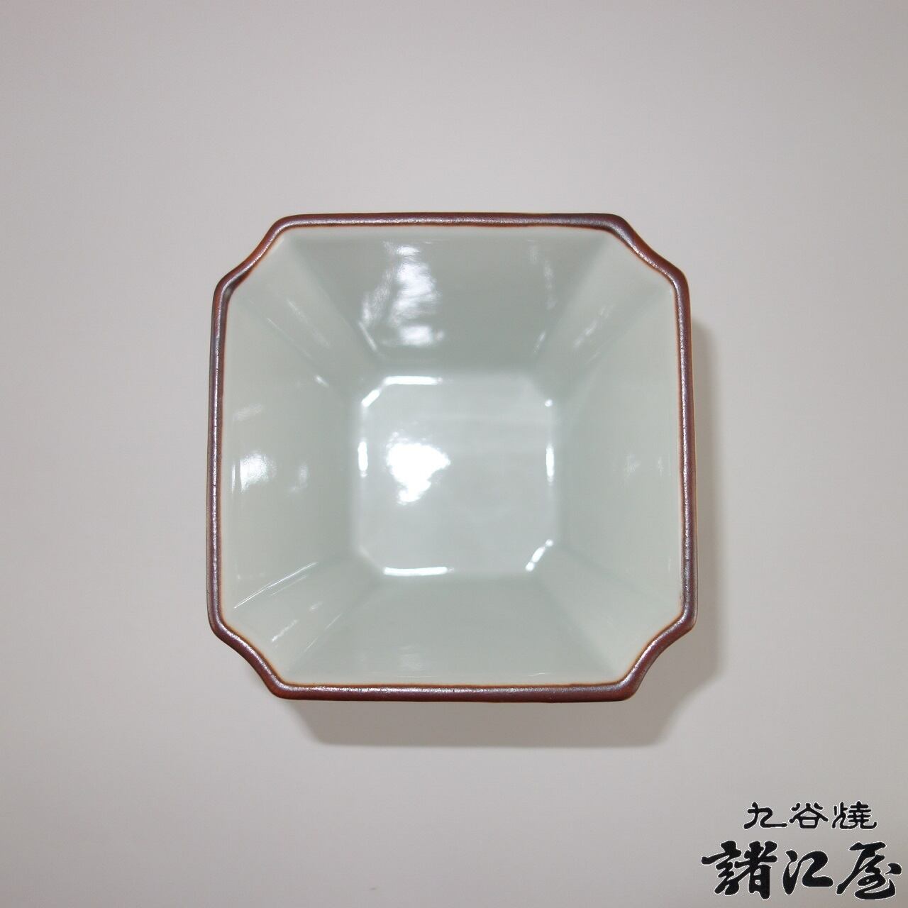 九谷焼 寛山作 角鉢揃 黄地山水文 | 九谷焼と和食器の通販サイト