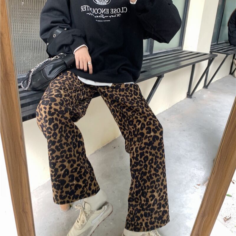 パンツ ハイウェストオータムウィンタースリムルーズカジュアル 秋物 冬物 ブラックストロベリース47605214283