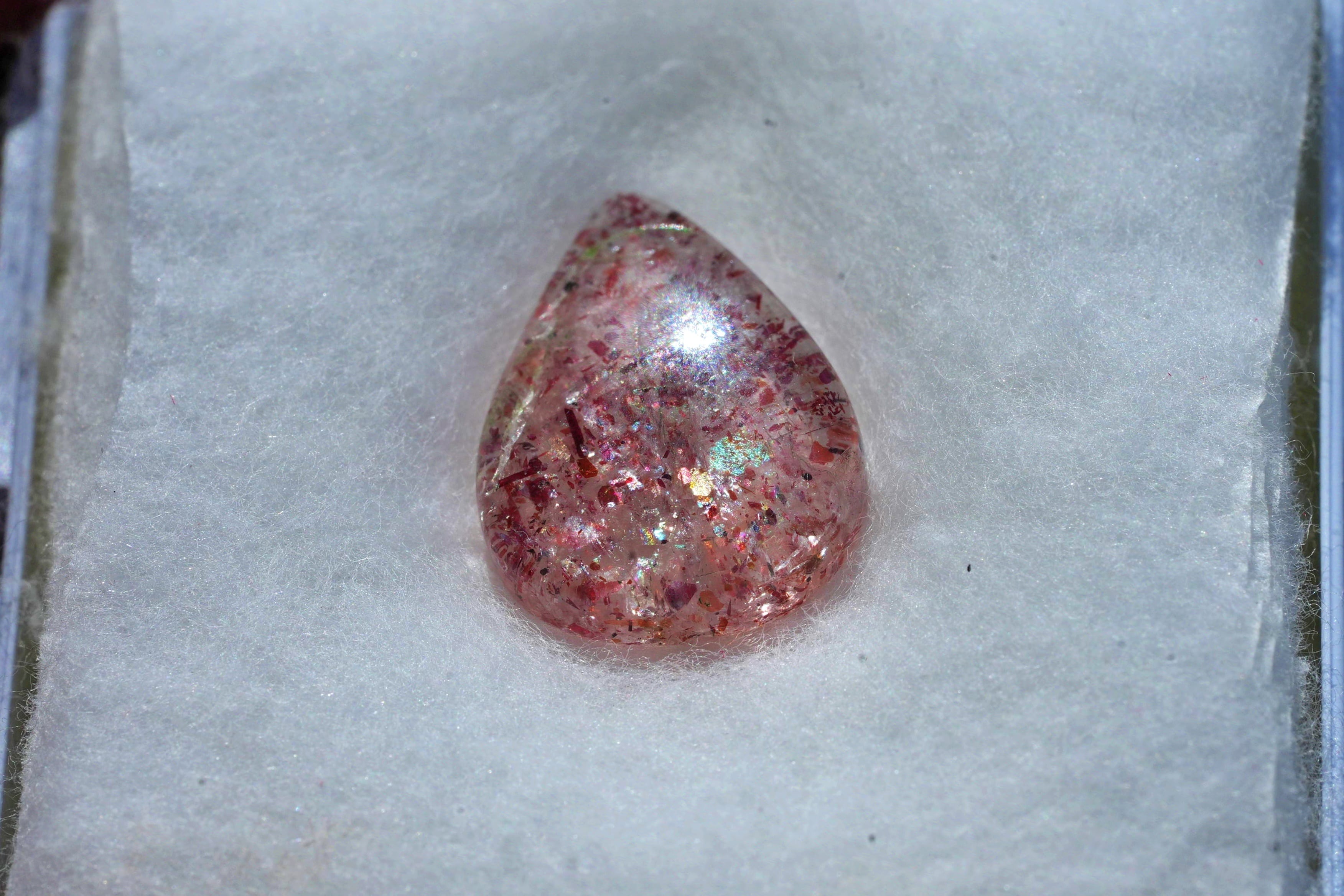 レピドなピンク☆コンフェッティサンストーン☆s1567 | Funky garuda