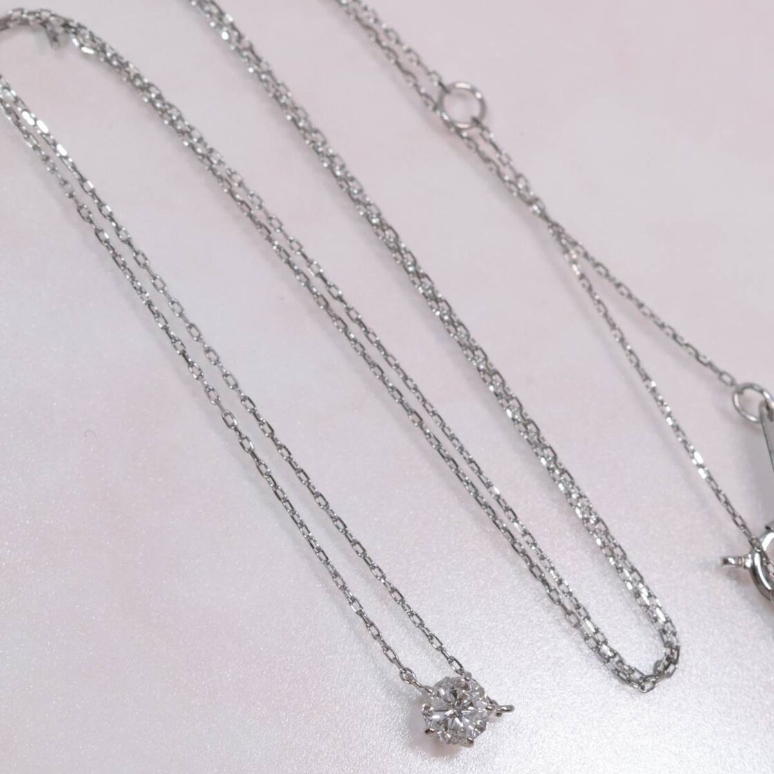 Pt950 BIJOUDE ダイヤモンド ネックレス 0.231ct ペンダント | Pay ID