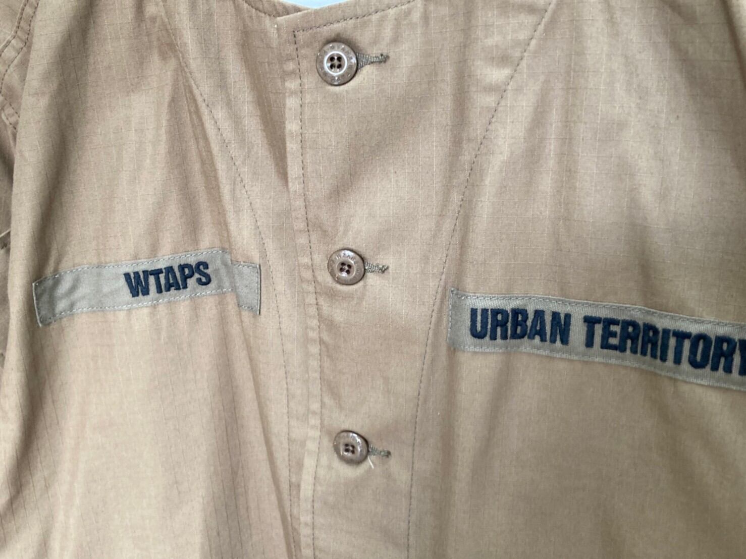 ゲリラセール WTAPS 21SS SCOUT LS / COTTON. RIPSTOP SHIRT 01 BEIGE ...