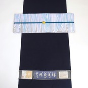 半巾帯 ［水墨画とヒッカキキズ］