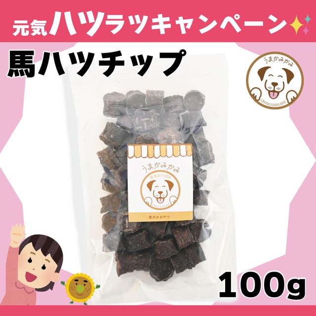 【月間お買い得】馬ハツチップ小さめ 100g(28.3.30)