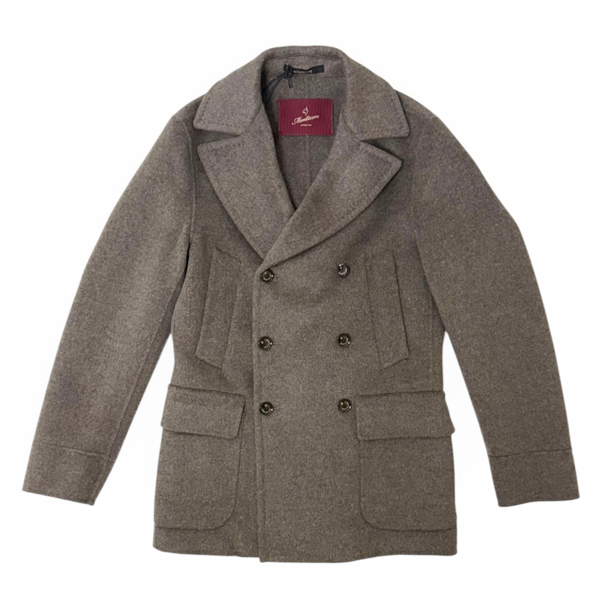 Montecore(モンテコーレ) Wool/Cashmere P Coat/ BROWN