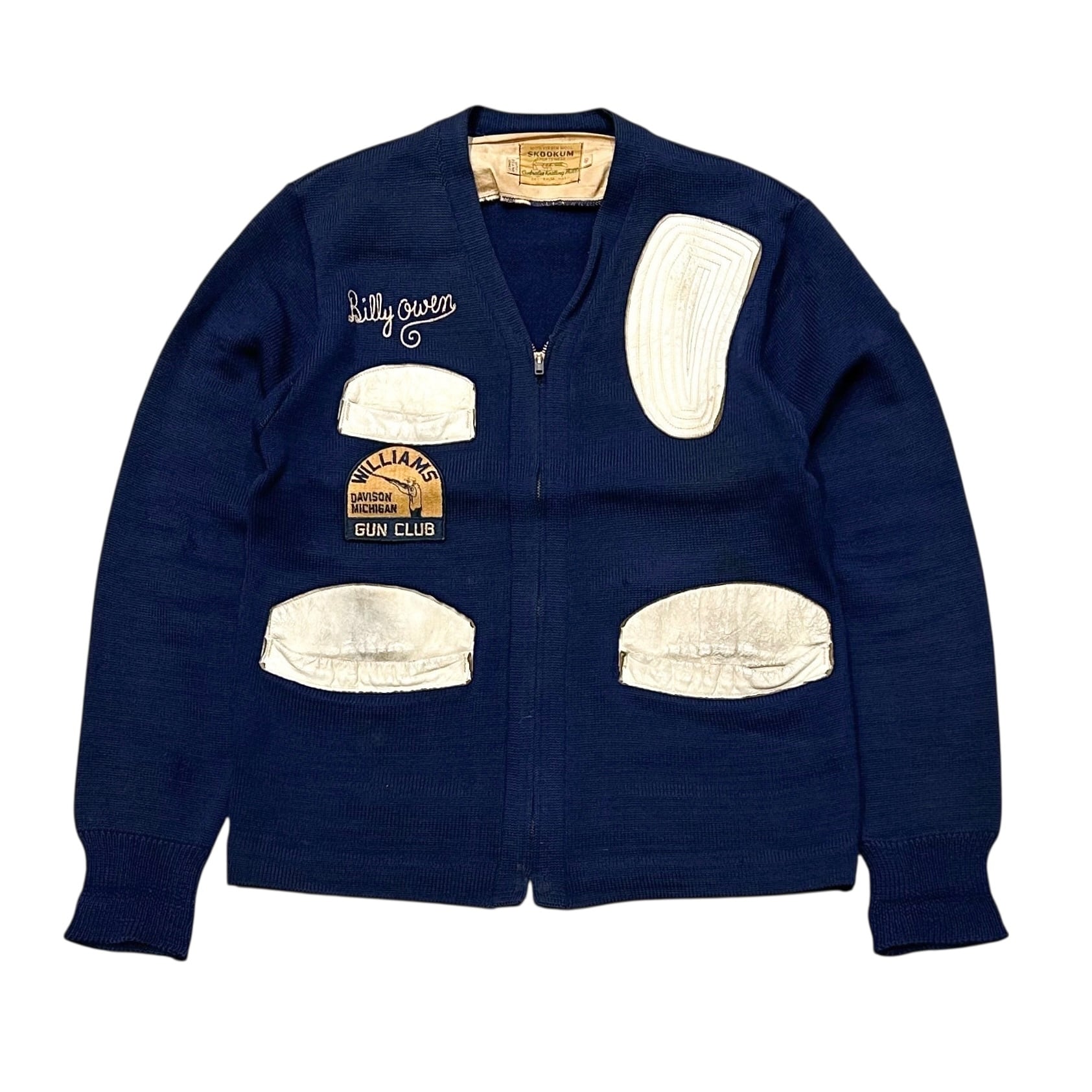50's SKOOKUM Shooting Knit Cardigan 40 / スクーカム シューティング