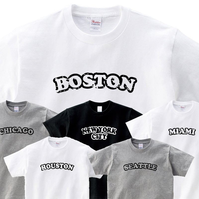 選べるデザイン アメリカ 米国 都市名 Tシャツ cl30 クール シンプル