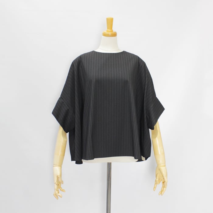 ⭐︎Margaux Vintage ⭐︎新品⭐︎ブラック プルオーバー MARGAUX VINTAGE マルゴーヴィンテージ ピンストライププルオーバー MG