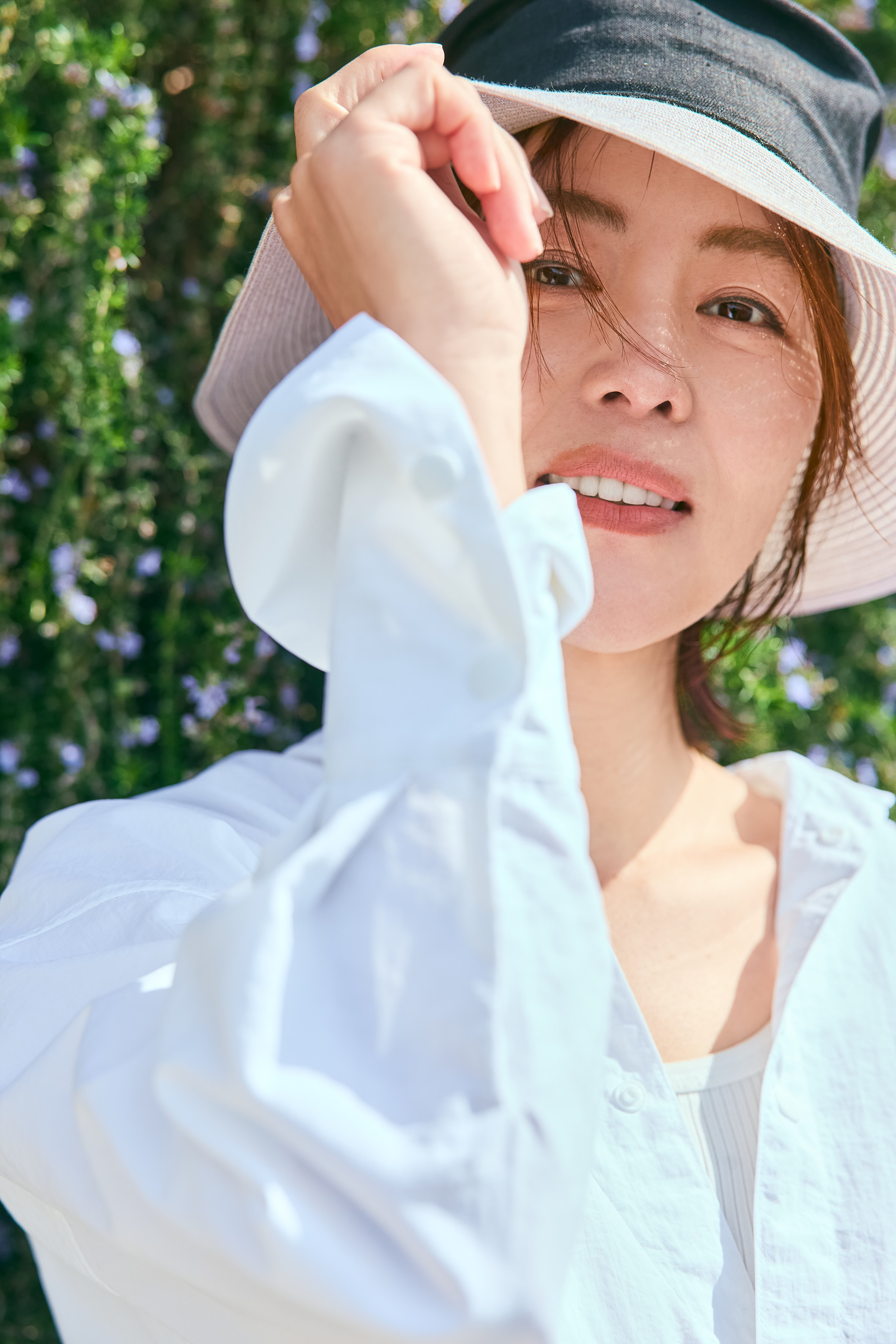 丸めて洗える SUMMER HAT soleil ナチュラル×黒 | THE9SHOP