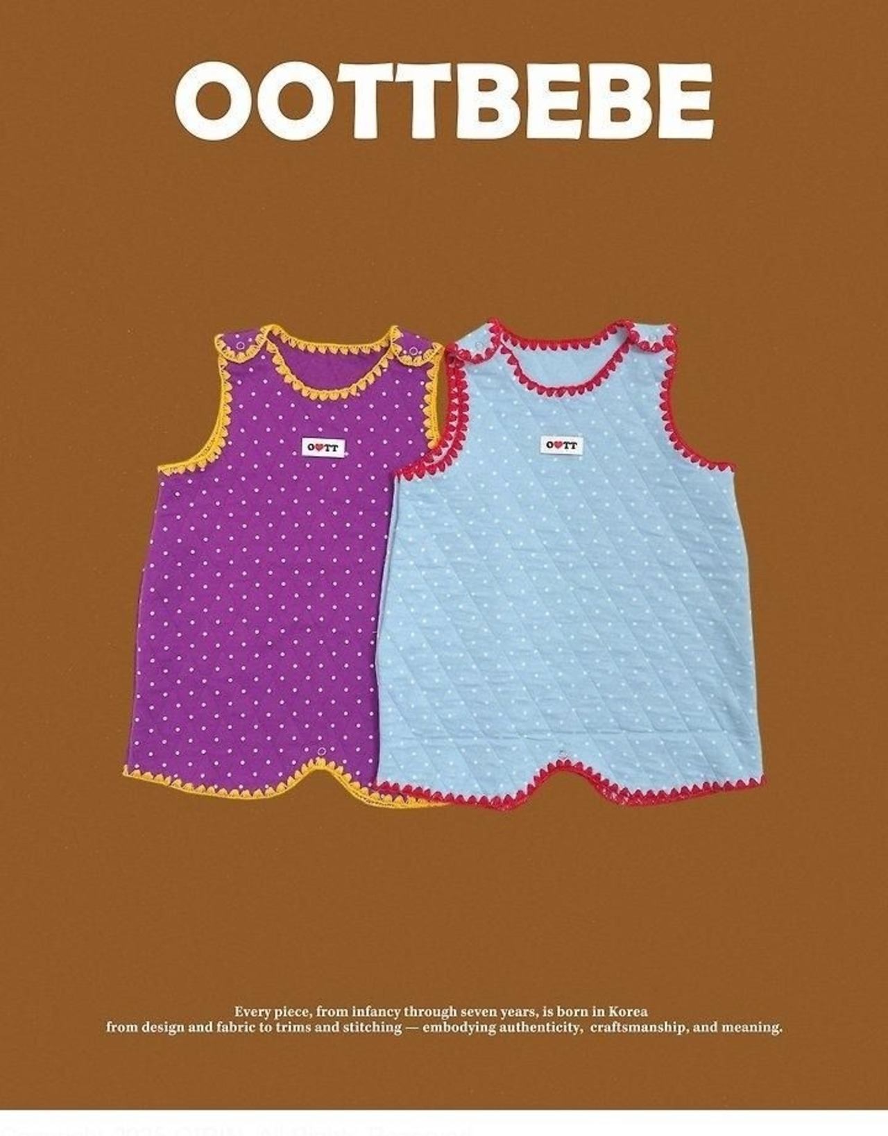 韓国子供服 / 26winter / oottbebe / メロベベスリーパー / キッズ / 冬服 *S~L*