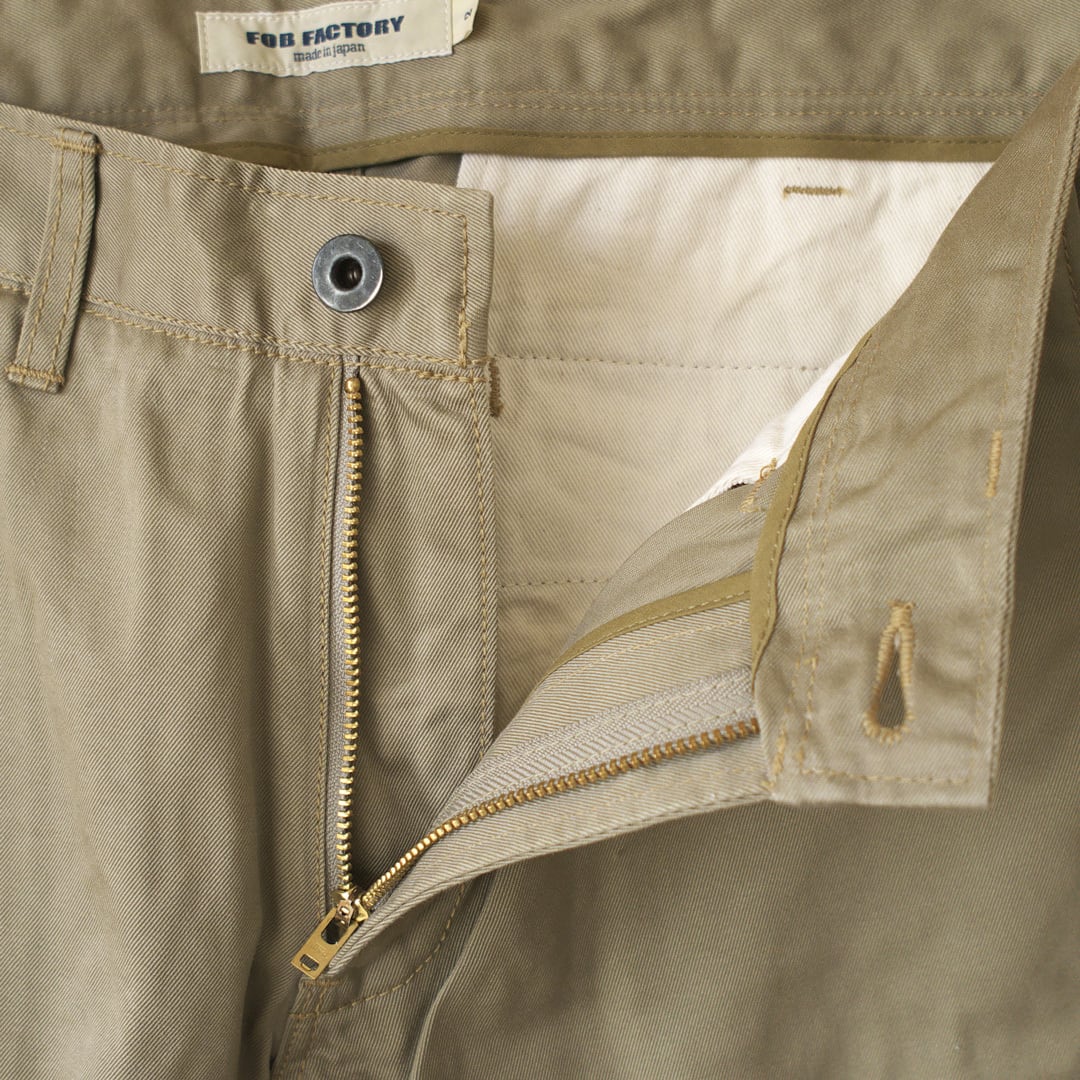 FOB FACTORY エフオービーファクトリー F0444 ナロー フュージョントラウザー 【メンズ】