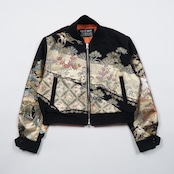 【BJK-L001】再構築リバーシブル着物ボンバー KIMONO REVERSIBLE BOMBER JACKET