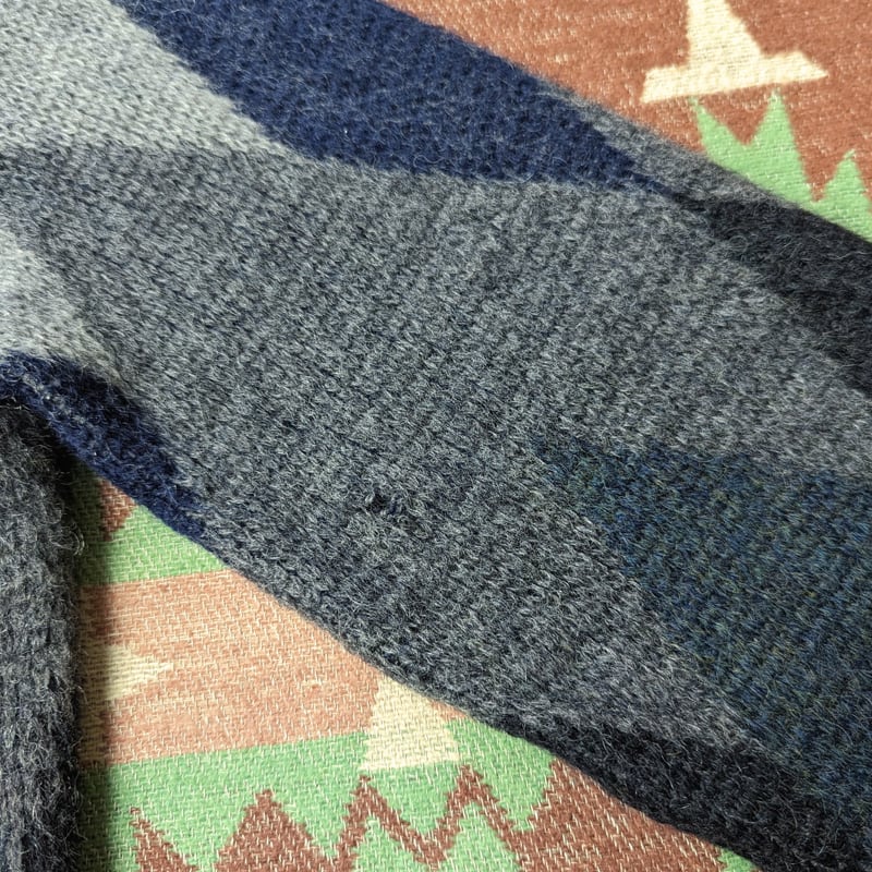 60s McGREGOR Diamond-Pattern Wool Mohair Cardigan (XL 60s McGREGOR Diamond-Pattern Wool Mohair Cardigan (XL