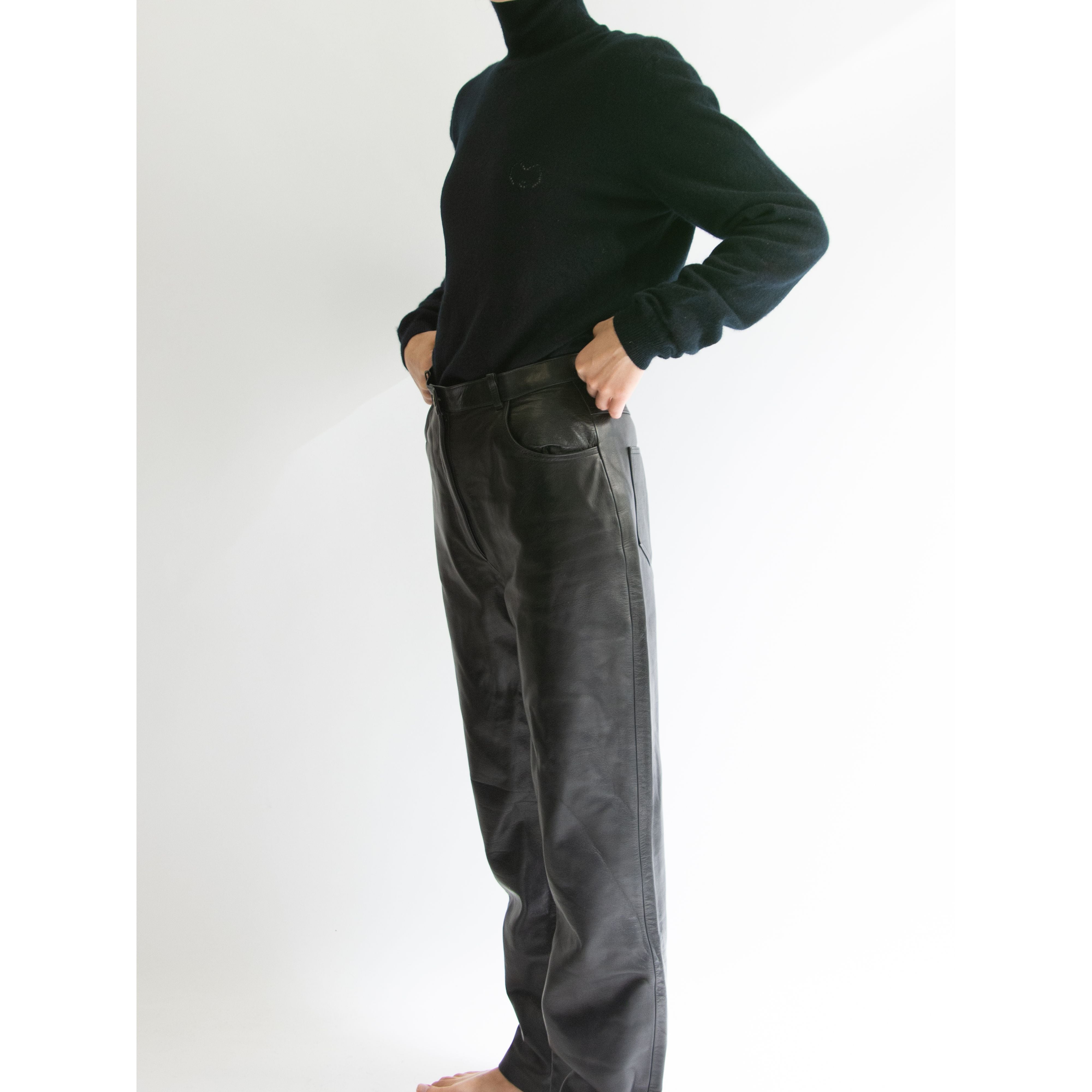 JOSEPH EREUIL】Made in Japan Leather Pants（ジョセフエロール 日本 ...