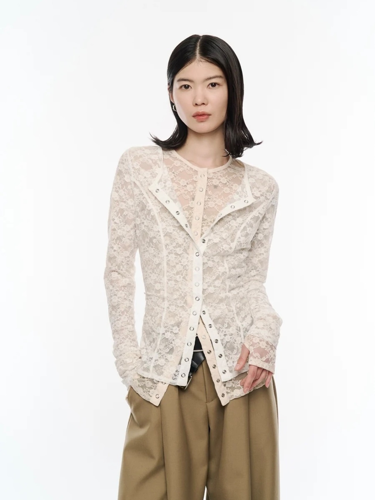 【26AW 】POOLDE プールデ / トップス / Shadow Petal Tops - 1