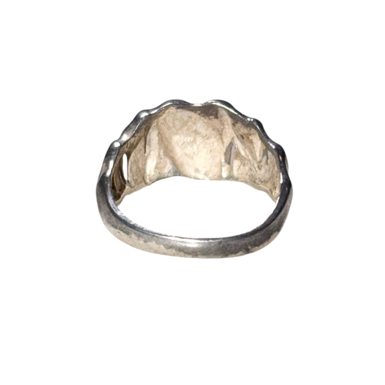 vintage silver abstract ring