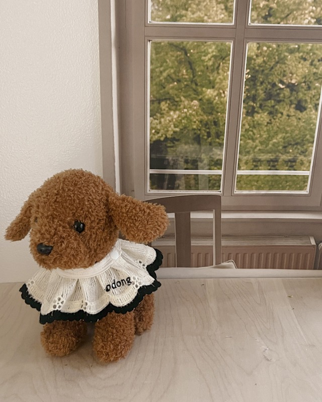 受注制作【curum】Kniting cape 〔お名前item〕