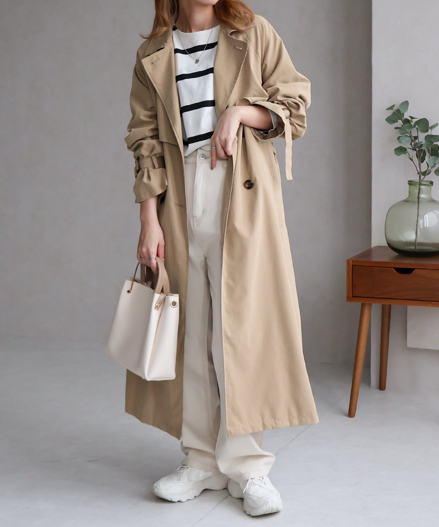 ヨーク切替トレンチコート | SocialGIRL（ソーシャルガール公式）