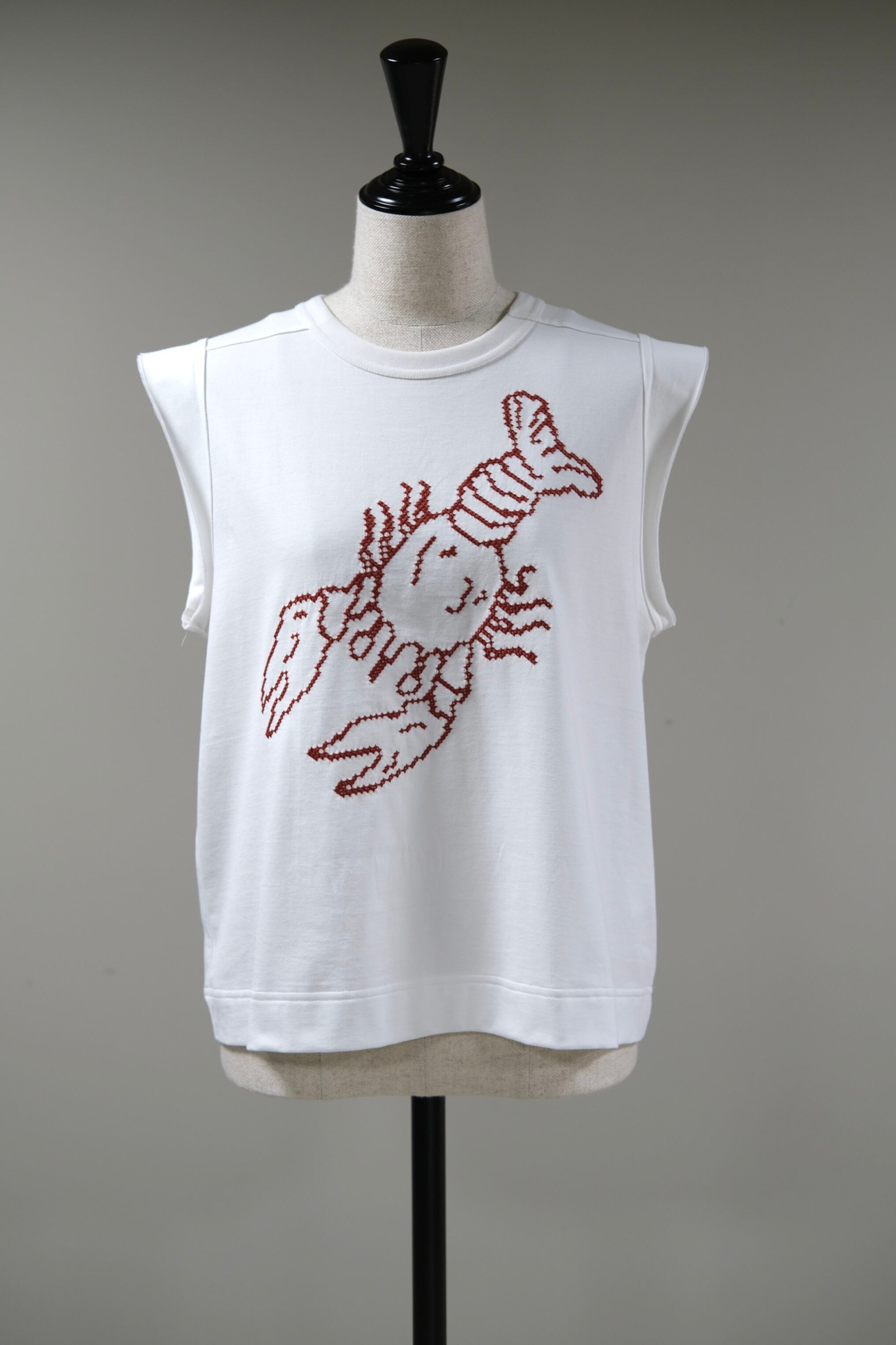 FETICO】ROSE VELVET TULLE SHIRRING TOP | loop
