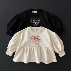 【2点送料無料】«予約»«ジュニアサイズあり»«daily bebe» ラブリートップス 2colors
