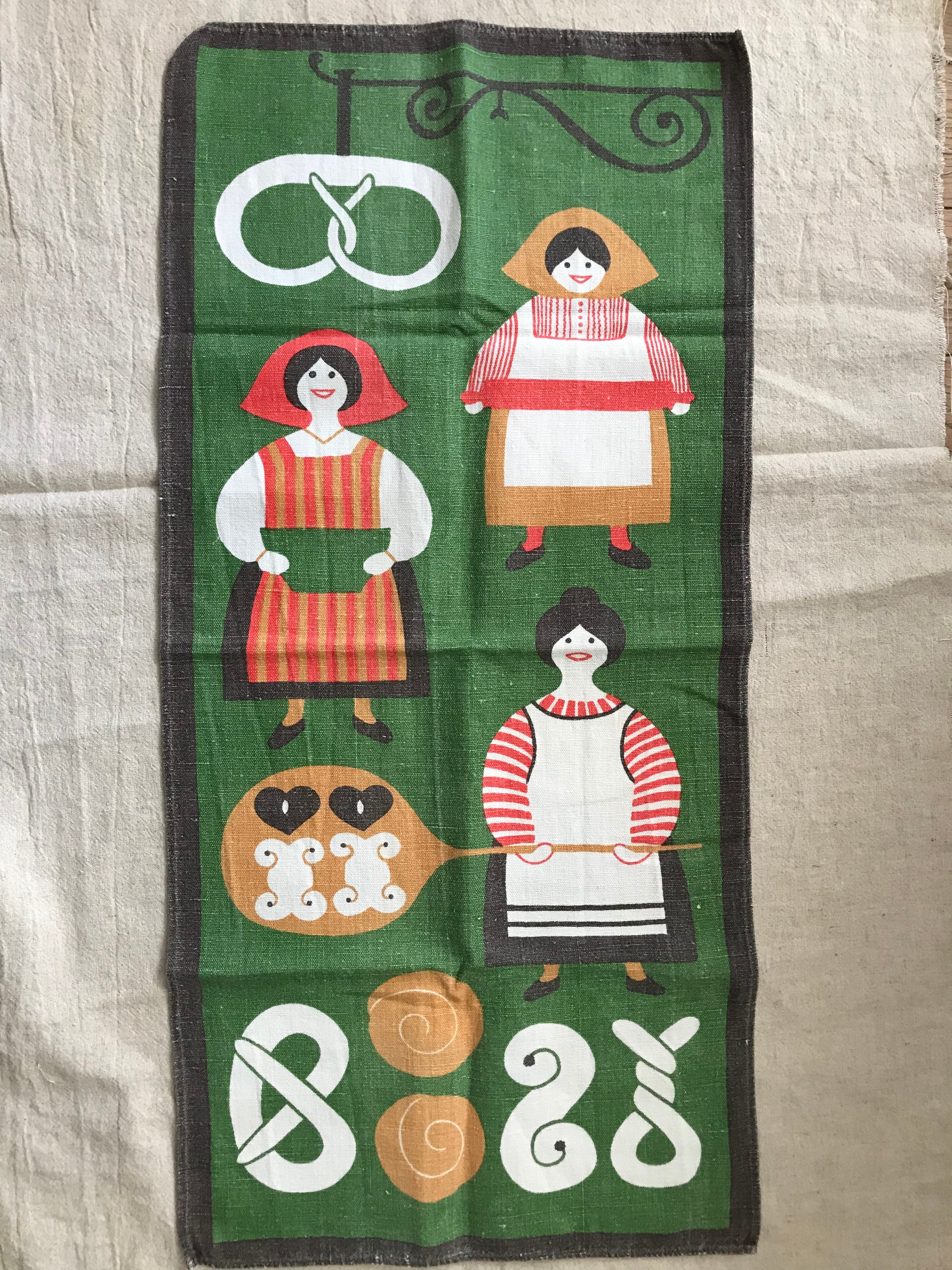 パン屋のおばちゃんの布