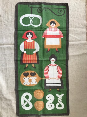 パン屋のおばちゃんの布