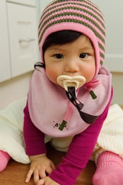 〖取寄〗韓国子供服 / 26winter / avo / TERRY PACIFIER BIB / ビブ / スタイ *free*