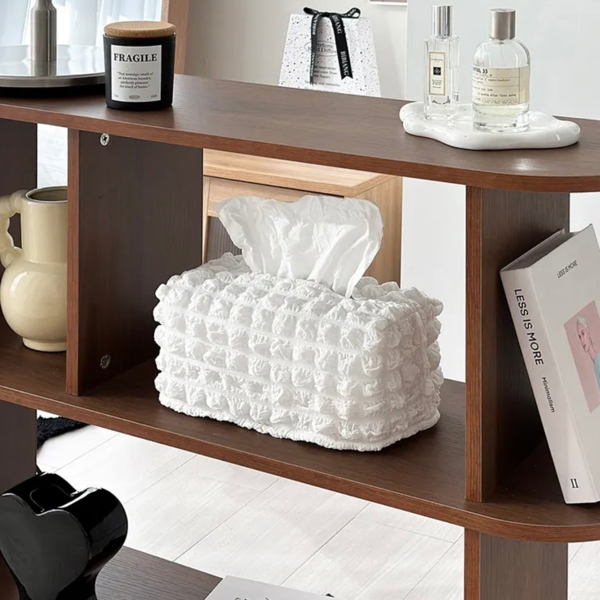 waffle tissue case 3colors / ワッフル ティッシュケース カバー ぽこ