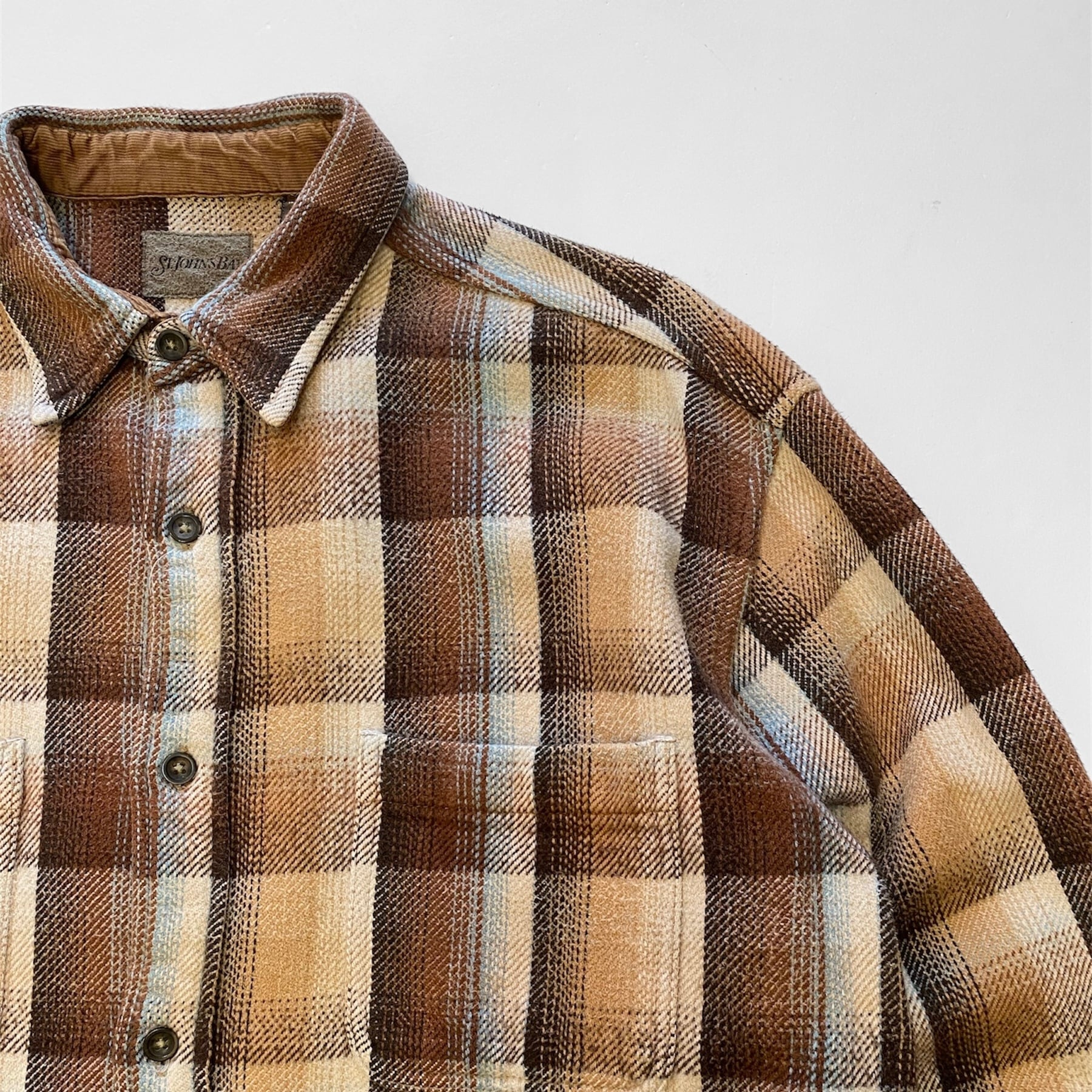 【デッドストック】90s〜00s セントジョンズベイ ヘビーフランネルシャツ L デッドストック】90s〜00s セントジョンズベイ ヘビーフランネルシャツ