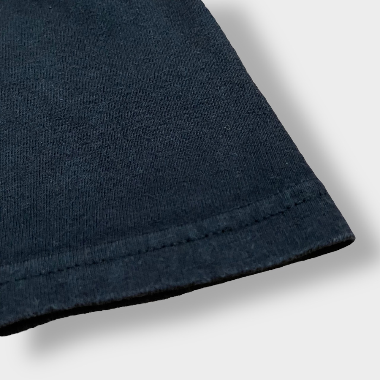 【adidas】ワンポイント 刺繍ロゴ ロンT ロングTシャツ 長袖Tシャツ X-LARGE ビッグサイズ 黒 アディダス US古着