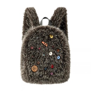 [oinimi] Fun Rainbow Button Brown Bear backpack